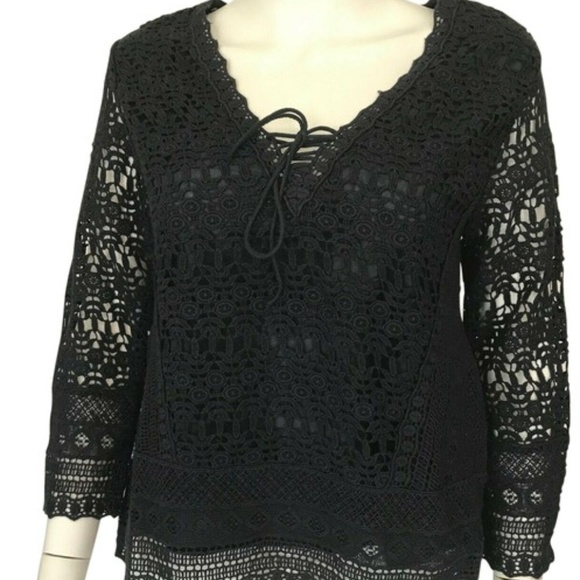 🆕 SEZANE Albane Blouse Rare Marine Color Way NWT - Picture 5 of 8